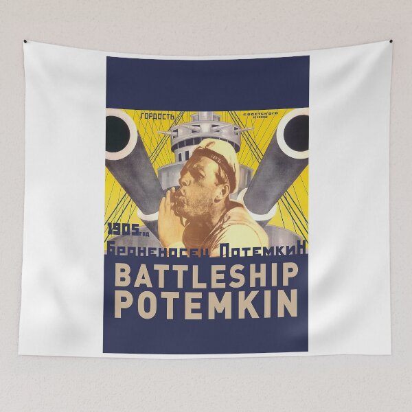 Item preview, Battleship Potemkin Vintage Mocie Poster designed and sold by xfreeeyzoley.
