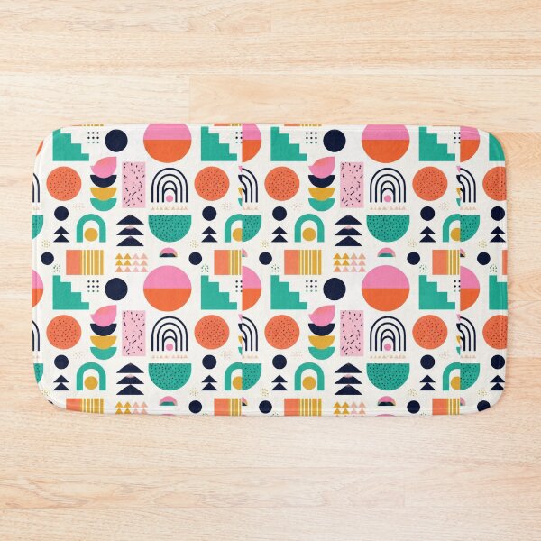 Item preview, Scandinavian Abstract Shapes Pattern | Mid Century Modern Geometric Design designed and sold by My Gluten Free Life UK.