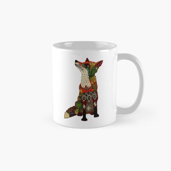 Item preview, floral fox designed and sold by Kayleigh Jackson.