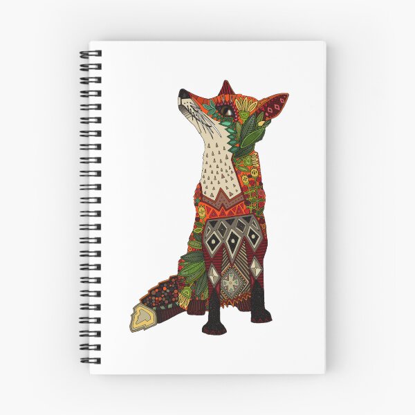 Item preview, floral fox designed and sold by Kayleigh Jackson.