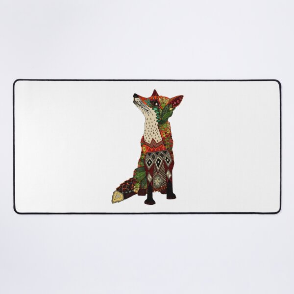Item preview, floral fox designed and sold by Kayleigh Jackson.