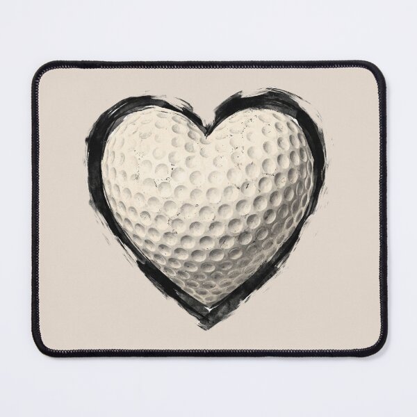Item preview, Vintage Golff Ball Heart for Golf lover designed and sold by dudelinart.