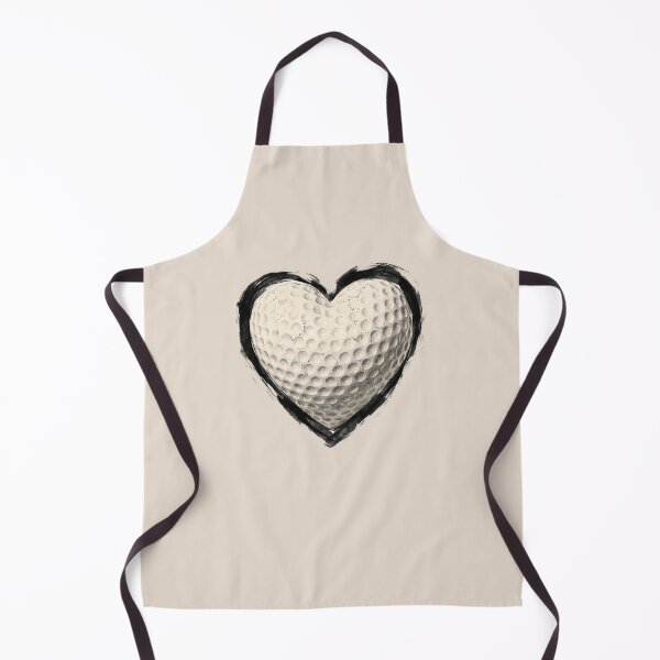 Item preview, Vintage Golff Ball Heart for Golf lover designed and sold by dudelinart.