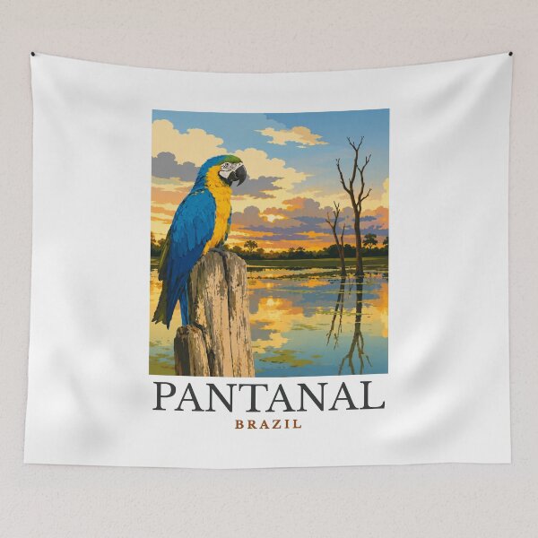 Item preview, Pantanal - Brazil designed and sold by GoodOldVintage.