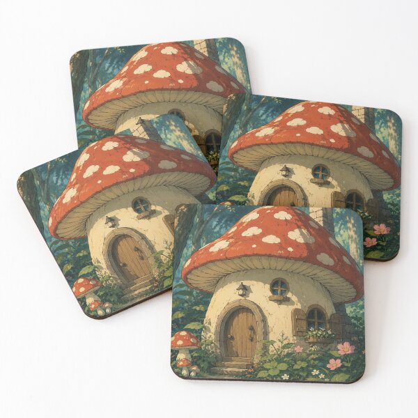 Item preview, Cozy Mushroom Cottage designed and sold by bapupa.