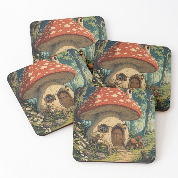 Item preview, Enchanted Cottage Mushroom House designed and sold by bapupa.
