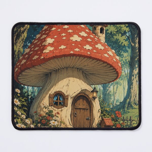 Item preview, Enchanted Cottage Mushroom House designed and sold by bapupa.