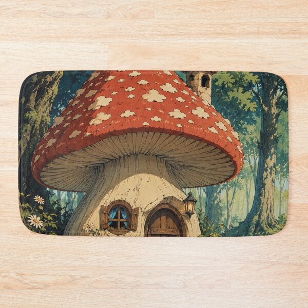 Item preview, Enchanted Cottage Mushroom House designed and sold by bapupa.