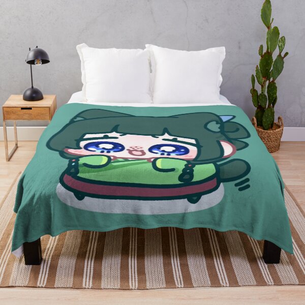 Item preview, Crying Green Cat-Eared Chibi designed and sold by PRINTATSTUDIO.