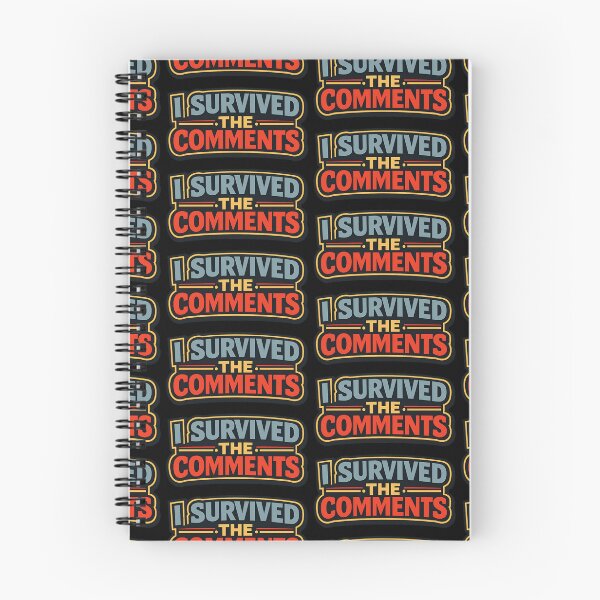 Item preview, I Survived The Comments Funny Internet Typography designed and sold by TeeTimeTreasure.