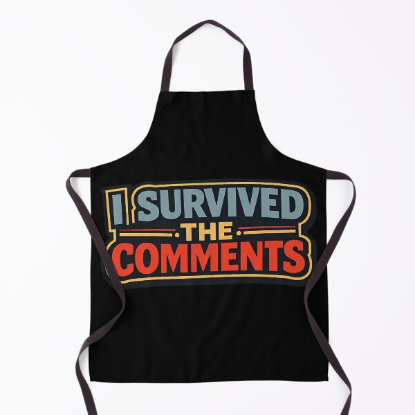 Item preview, I Survived The Comments Funny Internet Typography designed and sold by TeeTimeTreasure.