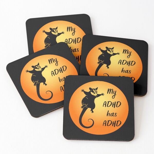 Item preview, My ADHD has ADHD Funny Opossum ADHD Gifts designed and sold by T-version.