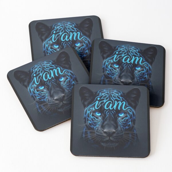 Item preview, Mystic Blue Jaguar "i am" Tribal Art designed and sold by ila-lunyza.