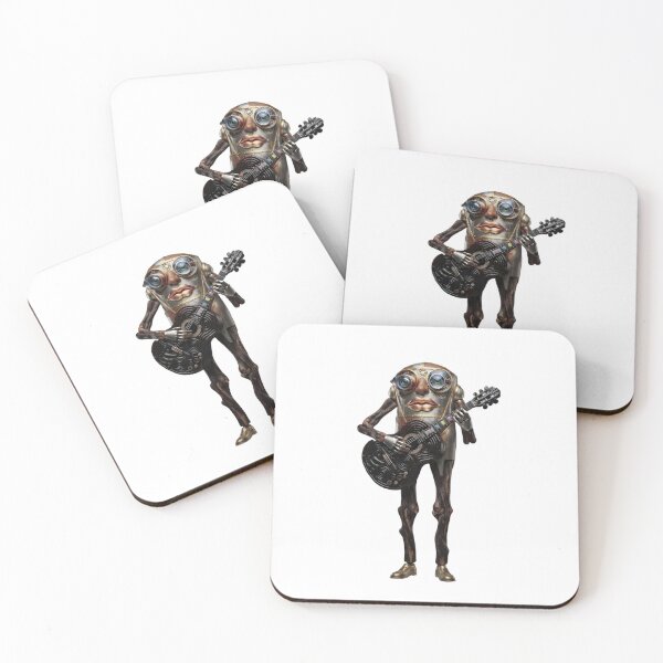 Item preview, Black Licorice Robot Guitarist Surreal Art designed and sold by Sem_Bregs.