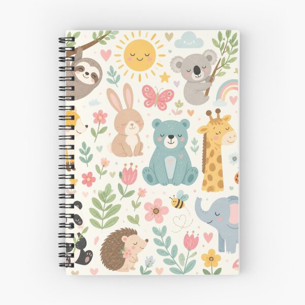 Item preview, Cute Woodland Safari Animal Pattern | Nursery Watercolour Design designed and sold by My Gluten Free Life UK.
