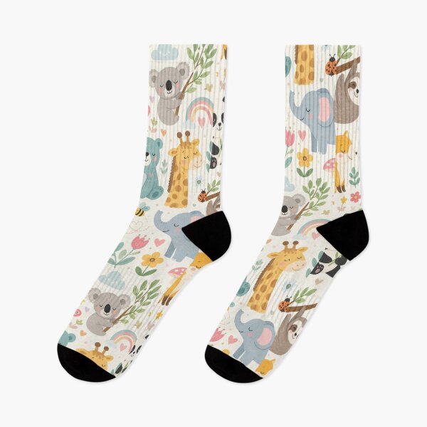 Item preview, Cute Woodland Safari Animal Pattern | Nursery Watercolour Design designed and sold by My Gluten Free Life UK.