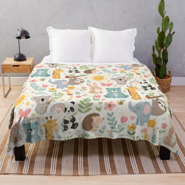 Item preview, Cute Woodland Safari Animal Pattern | Nursery Watercolour Design designed and sold by My Gluten Free Life UK.