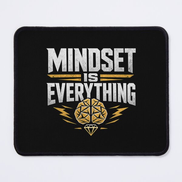 Item preview, Mindset Is Everything - Bold Motivational Success T-Shirt designed and sold by Aliplus+.