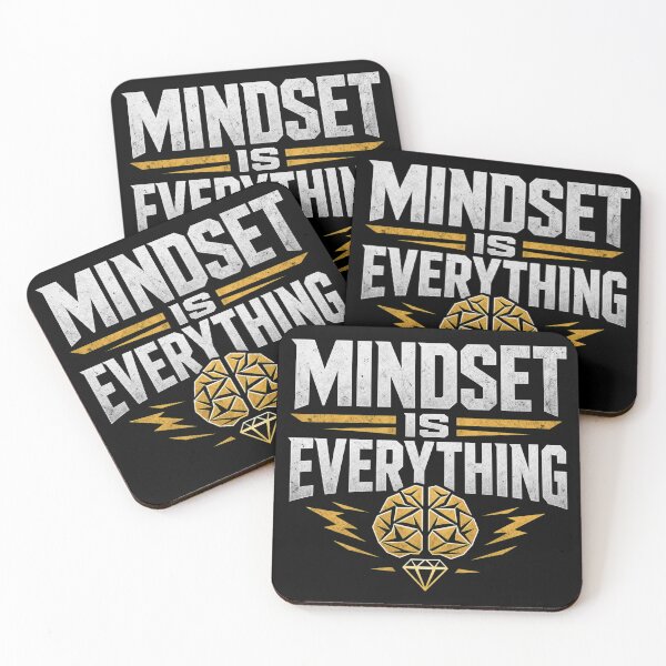 Item preview, Mindset Is Everything - Bold Motivational Success T-Shirt designed and sold by Aliplus+.