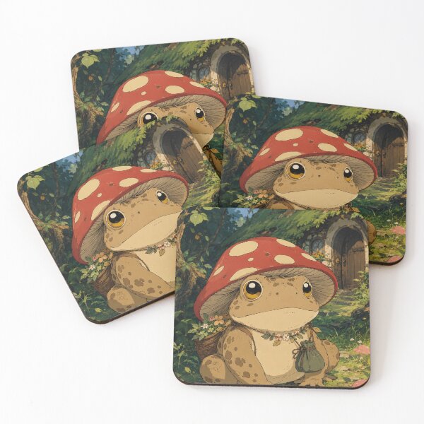 Item preview, Cottagecore Toad Wanderer designed and sold by bapupa.