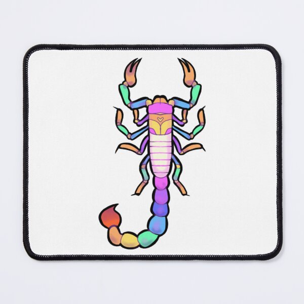 Item preview, Ew Bugs 4 Vibrant Neon Scorpion Astrology Mascot Art designed and sold by Thedustyart.