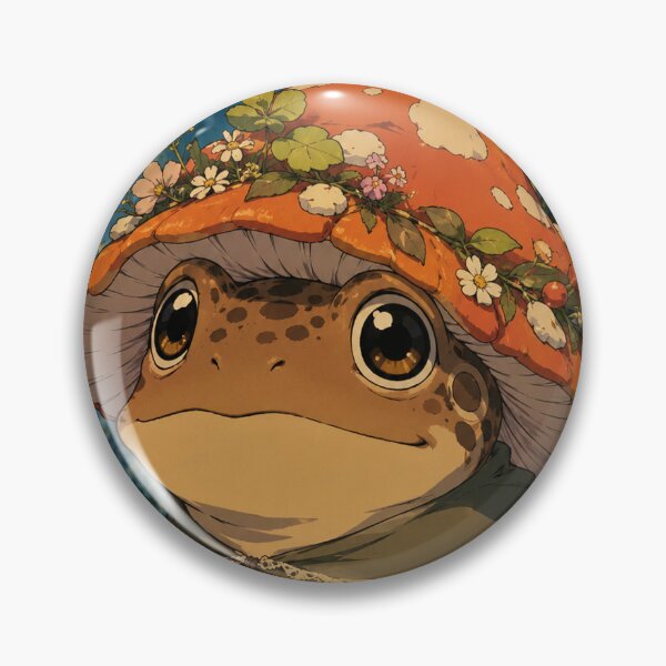 Item preview, Woodland Cottagecore Mushroom Toad designed and sold by bapupa.