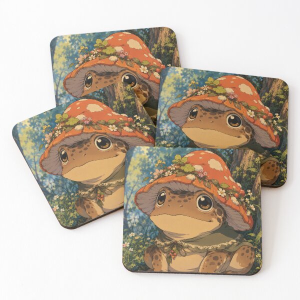 Item preview, Woodland Cottagecore Mushroom Toad designed and sold by bapupa.