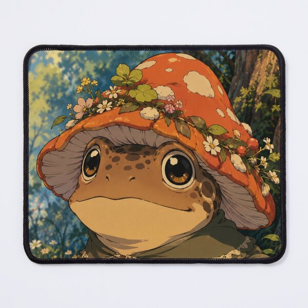 Item preview, Woodland Cottagecore Mushroom Toad designed and sold by bapupa.