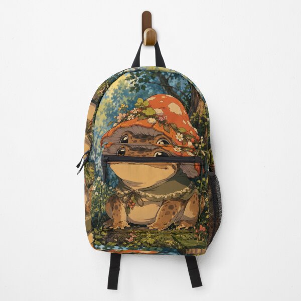 Item preview, Woodland Cottagecore Mushroom Toad designed and sold by bapupa.