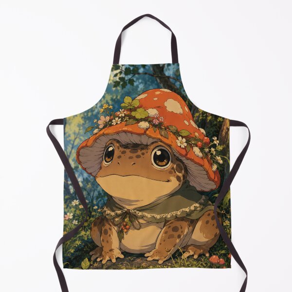 Item preview, Woodland Cottagecore Mushroom Toad designed and sold by bapupa.