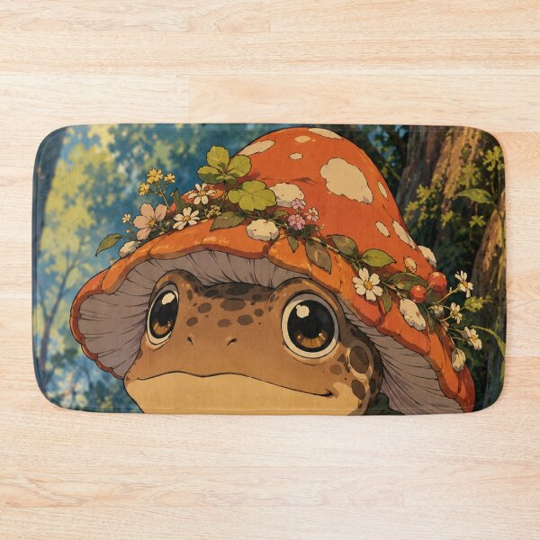 Item preview, Woodland Cottagecore Mushroom Toad designed and sold by bapupa.