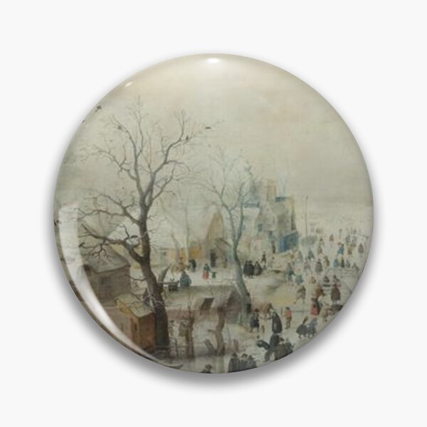 Item preview, Winter Landscape with Ice Skaters designed and sold by SharonTheFirst.