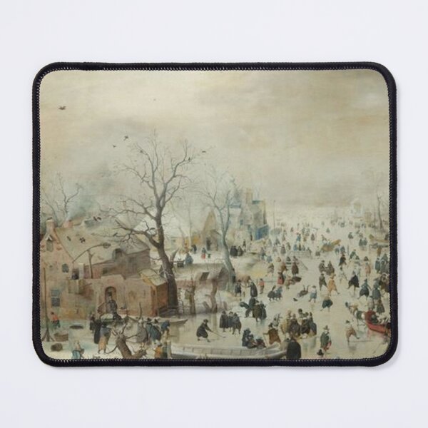 Item preview, Winter Landscape with Ice Skaters designed and sold by SharonTheFirst.