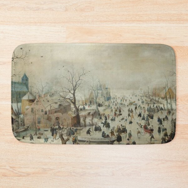 Item preview, Winter Landscape with Ice Skaters designed and sold by SharonTheFirst.