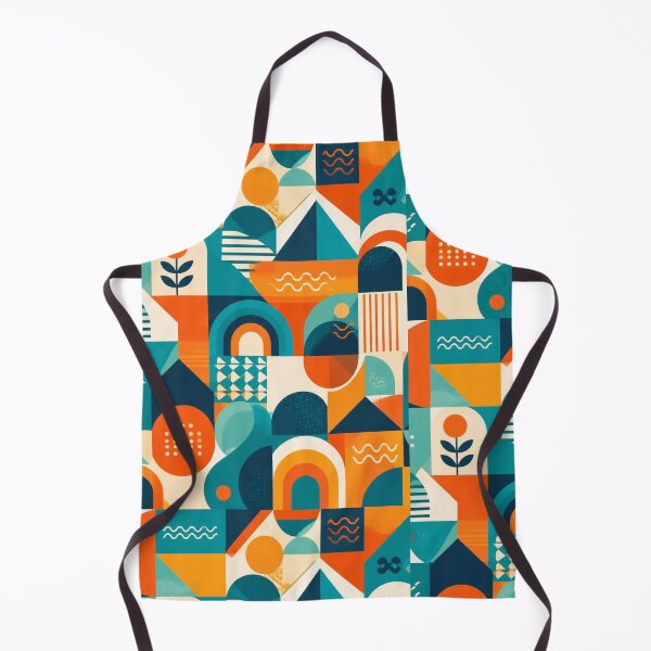 Item preview, Mid Century Modern Abstract Pattern | Retro Geometric Rainbow Design designed and sold by My Gluten Free Life UK.