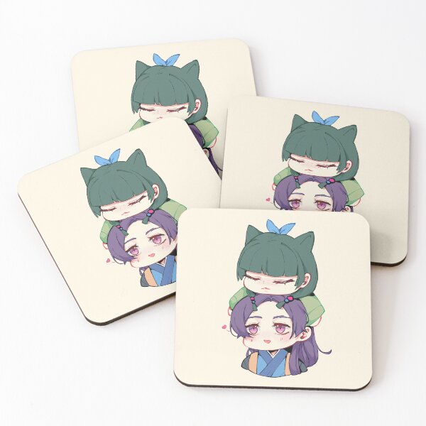 Item preview, Cute Cat Ears Maomao and Jinshi designed and sold by PRINTATSTUDIO.
