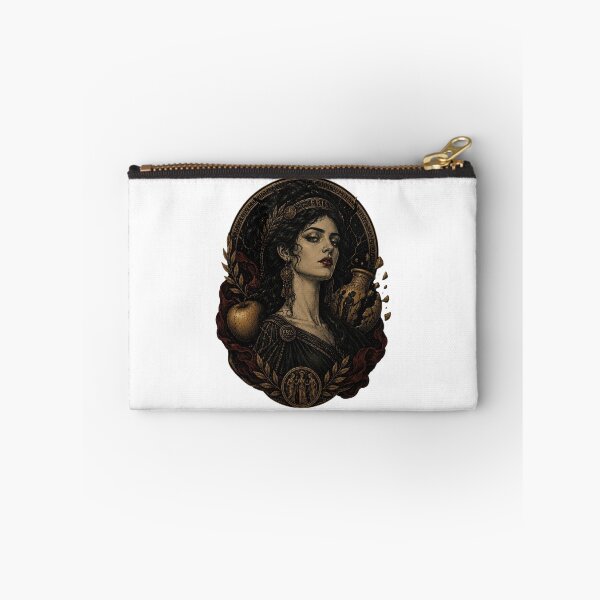Item preview, Eris Goddess of Discord Woodcut Engraving Greek Mythology Golden Apple designed and sold by Qorvun.