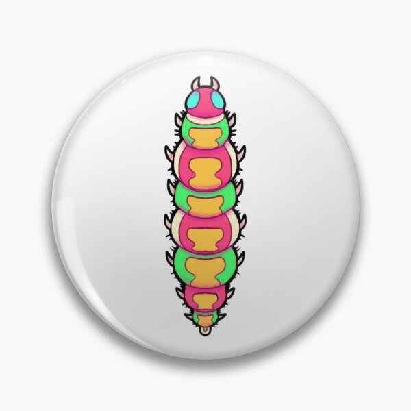 Item preview, Ew Bugs Cute Colorful Caterpillar Chibi Worm Graphic designed and sold by Thedustyart.