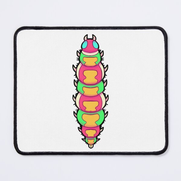 Item preview, Ew Bugs Cute Colorful Caterpillar Chibi Worm Graphic designed and sold by Thedustyart.