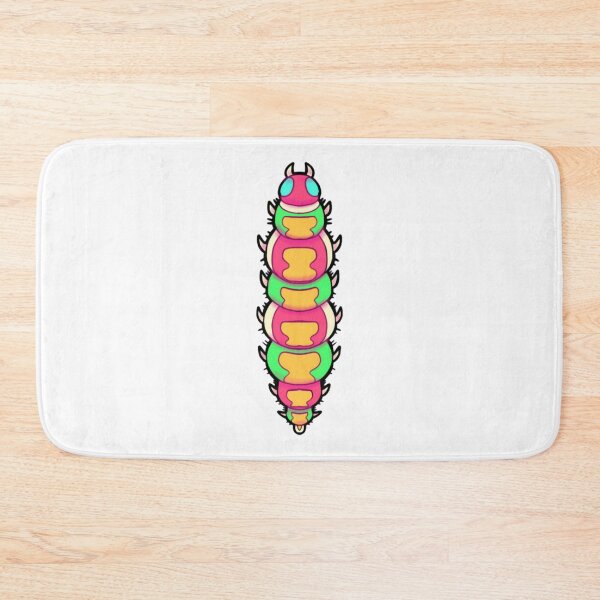 Item preview, Ew Bugs Cute Colorful Caterpillar Chibi Worm Graphic designed and sold by Thedustyart.