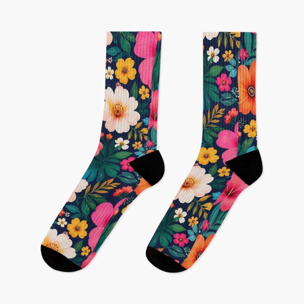 Item preview, Tropical Hibiscus Floral Pattern | Bright Botanical Flower Design designed and sold by My Gluten Free Life UK.