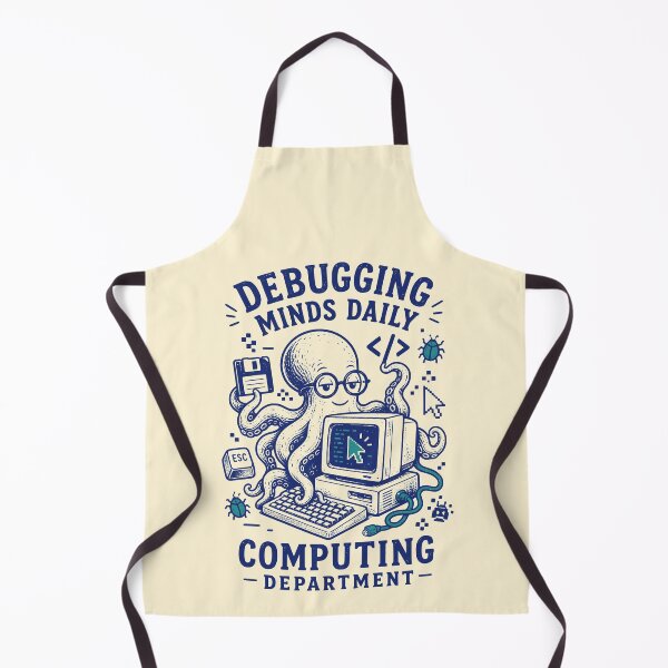 Item preview, Debugging Minds Daily Computing Department Octopus Art designed and sold by 89shirts.