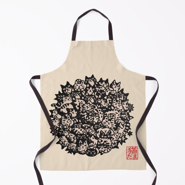Item preview, Massive Circular Cluster Cat Faces Pattern designed and sold by EdvvinStudios.