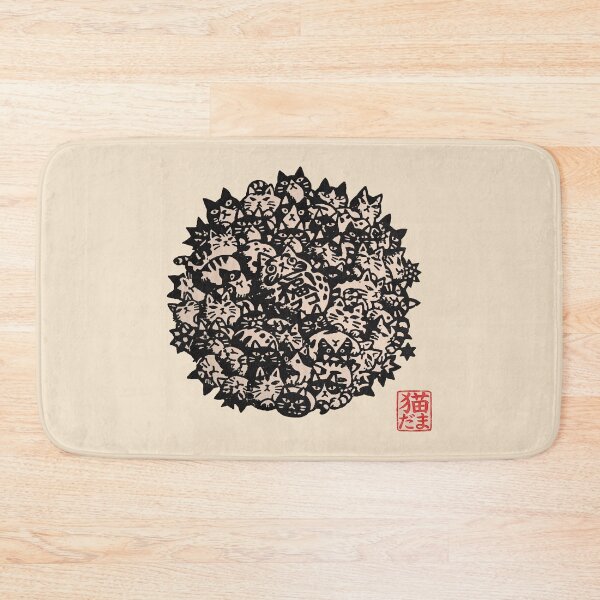 Item preview, Massive Circular Cluster Cat Faces Pattern designed and sold by EdvvinStudios.