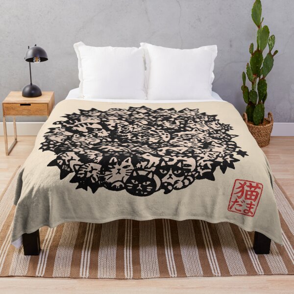 Item preview, Massive Circular Cluster Cat Faces Pattern designed and sold by EdvvinStudios.