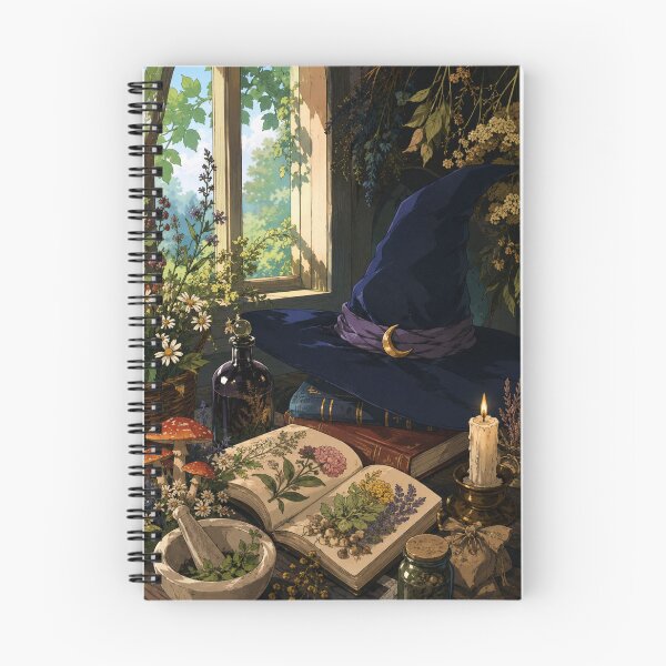 Item preview, Witch's Herbal Study - Witchy Cottagecore designed and sold by bapupa.
