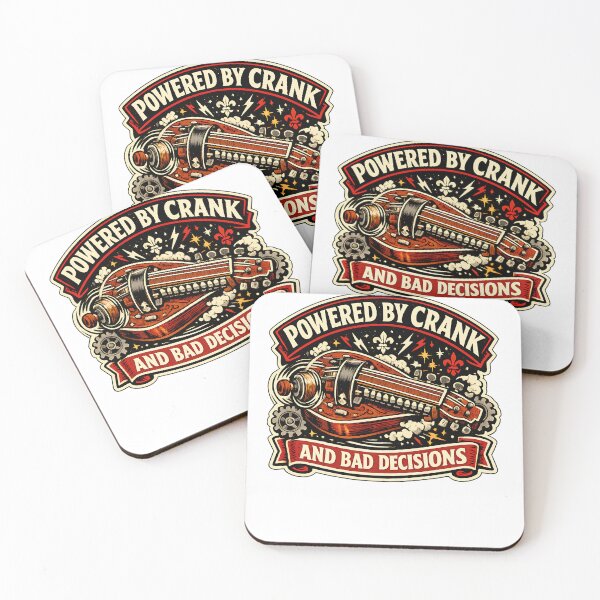 Item preview, Powered By Crank And Bad Decisions designed and sold by zerastore.