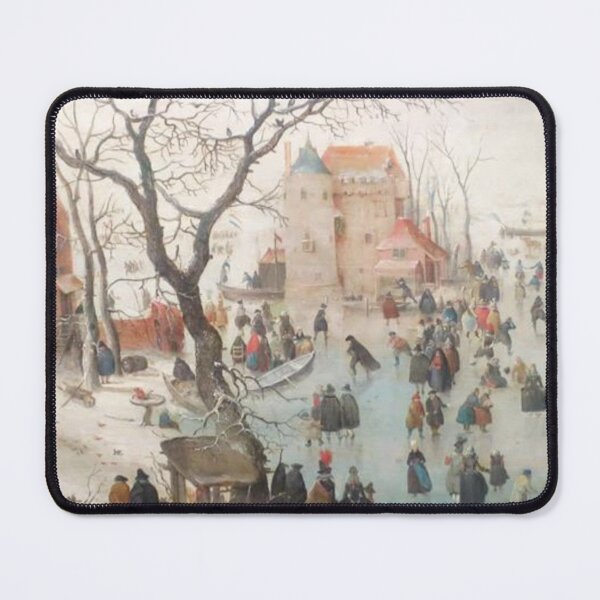 Item preview, Winter Landscape with Ice Skaters designed and sold by SharonTheFirst.