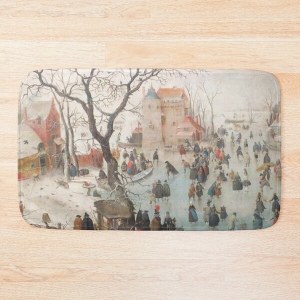 Item preview, Winter Landscape with Ice Skaters designed and sold by SharonTheFirst.