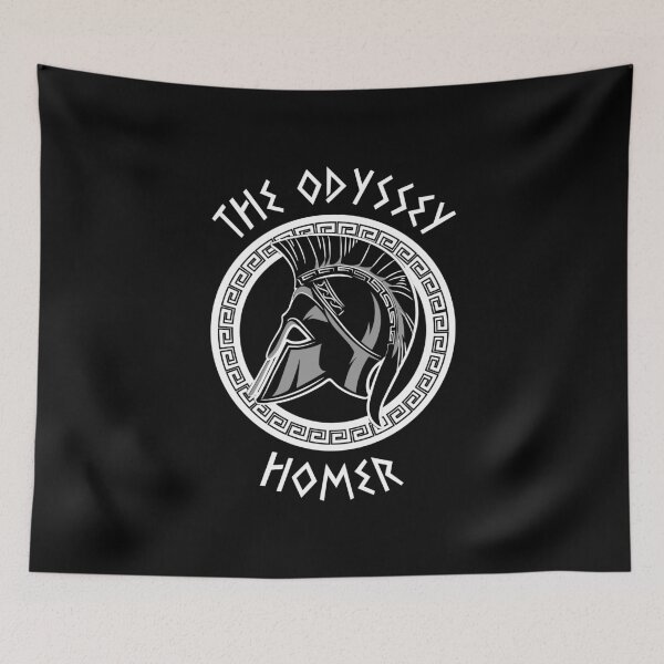 Item preview, The Odyssey Homer Greek Helmet Ancient Mythology Literature I designed and sold by Lemon Pepper.